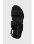 Calvin Klein Jeans Сандали FLATFORM SANDAL SOFTNY в черно с платформа YW0YW00965 - Pepit.bg