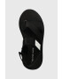 Calvin Klein Jeans Сандали PREFRESATO SANDAL BADGE в черно с платформа YW0YW00967 - Pepit.bg