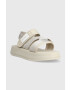 Calvin Klein Jeans Сандали PREFRESATO SANDAL BADGE в бежово с платформа YW0YW00967 - Pepit.bg