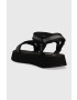Calvin Klein Jeans Сандали PREFRESATO SANDAL WEBBING XRAY в черно с платформа YW0YW00969 - Pepit.bg
