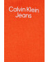 Calvin Klein Jeans Суичър в оранжево с изчистен дизайн - Pepit.bg