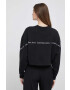 Calvin Klein Jeans Суичър в черно с апликация - Pepit.bg