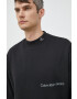 Calvin Klein Jeans Суичър в черно с качулка с принт - Pepit.bg