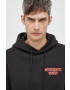 Calvin Klein Jeans Суичър в черно с качулка с принт - Pepit.bg