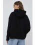 Calvin Klein Jeans Суичър в черно с качулка с принт - Pepit.bg