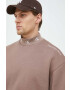 Calvin Klein Jeans Суичър в кафяво с принт - Pepit.bg