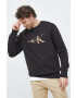 Calvin Klein Jeans Суичър в черно с принт - Pepit.bg