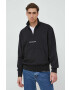 Calvin Klein Jeans Суичър в черно с апликация - Pepit.bg