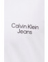 Calvin Klein Jeans Тениска мъжки в бяло с принт - Pepit.bg