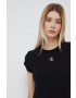 Calvin Klein Jeans Тениска в черно - Pepit.bg