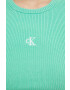 Calvin Klein Jeans Топ дамски в зелено - Pepit.bg