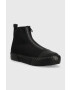 Calvin Klein Jeans Високи кецове Skater Vulcanized Mid Zip - Pepit.bg