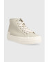 Calvin Klein Jeans Високи кецове VULC FLATFORM BOLD ESSENTIAL в бежово YW0YW01031 - Pepit.bg