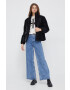 Calvin Klein Jeans Яке в черно със зимна изолация - Pepit.bg