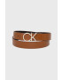 Calvin Klein Кожен колан с две лица дамски в кафяво - Pepit.bg