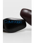 Calvin Klein Кожени боти дамски в кафяво с висок ток - Pepit.bg