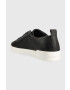 Calvin Klein Кожени маратонки Low Top Lace Up Mono в черно - Pepit.bg