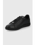 Calvin Klein Кожени маратонки Low Top Lace Up W/zip в черно - Pepit.bg