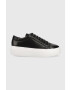 Calvin Klein Кожени маратонки BUBBLE CUPSOLE LACE в черно HW0HW01778 - Pepit.bg