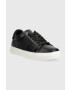 Calvin Klein Кожени маратонки CLEAN CUPSOLE LACE UP - HE в черно HW0HW01415 - Pepit.bg