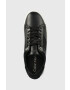 Calvin Klein Кожени маратонки CLEAN CUPSOLE LACE UP - HE в черно HW0HW01415 - Pepit.bg