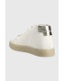 Calvin Klein Кожени маратонки Cupsole Unlined High Top в бяло - Pepit.bg