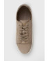 Calvin Klein Кожени маратонки Cupsole Unlined Lace Up в бежово - Pepit.bg