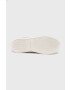 Calvin Klein Кожени маратонки Cupsole Unlined Lace Up в бежово - Pepit.bg