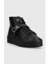 Calvin Klein Кожени маратонки Flatform Cup High Top Ck - Pepit.bg