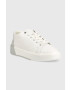 Calvin Klein Кожени маратонки Heel Cupsole Lace Up в бяло - Pepit.bg