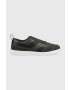 Calvin Klein Кожени маратонки HM0HM00851 LOW TOP LACE UP LTH MIX в зелено - Pepit.bg