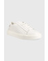 Calvin Klein Кожени маратонки Hm0hm00861 Low Top Lace Up Lth в бяло - Pepit.bg