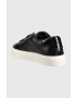 Calvin Klein Кожени маратонки Hm0hm00861 Low Top Lace Up Lth в черно - Pepit.bg