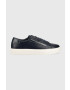 Calvin Klein Кожени маратонки Hm0hm00861 Low Top Lace Up Lth в тъмносиньо - Pepit.bg