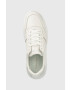 Calvin Klein Кожени маратонки HM0HM00992 LOW TOP LACE UP PIPING в бяло - Pepit.bg