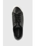 Calvin Klein Кожени маратонки HW0HW01372 VULC LACE UP в черно - Pepit.bg