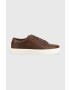 Calvin Klein Кожени маратонки Low Top Lace Up Lth в кафяво - Pepit.bg