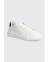 Calvin Klein Кожени маратонки LOW TOP LACE UP LTH в бяло HM0HM01016 - Pepit.bg