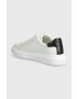 Calvin Klein Кожени маратонки LOW TOP LACE UP LTH в бяло HM0HM01016 - Pepit.bg