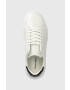 Calvin Klein Кожени маратонки LOW TOP LACE UP LTH в бяло HM0HM01016 - Pepit.bg