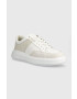 Calvin Klein Кожени маратонки LOW TOP LACE UP LTH в бяло HM0HM01047 - Pepit.bg