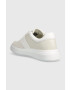 Calvin Klein Кожени маратонки LOW TOP LACE UP LTH в бяло HM0HM01047 - Pepit.bg