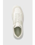 Calvin Klein Кожени маратонки LOW TOP LACE UP LTH в бяло HM0HM01047 - Pepit.bg