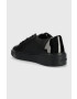 Calvin Klein Кожени маратонки Low Top Lace Up Lth/br в черно - Pepit.bg