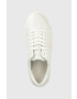 Calvin Klein Кожени маратонки LOW TOP LACE UP LTH SM в бяло HM0HM01018 - Pepit.bg