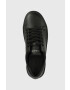 Calvin Klein Кожени маратонки LOW TOP LACE UP PB в черно HM0HM01019 - Pepit.bg