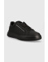 Calvin Klein Кожени маратонки Low Top Lace Up Zip - Pepit.bg