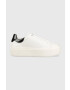 Calvin Klein Кожени маратонки SQUARED FLATFORM CUP в бяло HW0HW01775 - Pepit.bg