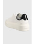 Calvin Klein Кожени маратонки SQUARED FLATFORM CUP в бяло HW0HW01775 - Pepit.bg