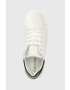 Calvin Klein Кожени маратонки SQUARED FLATFORM CUP в бяло HW0HW01775 - Pepit.bg